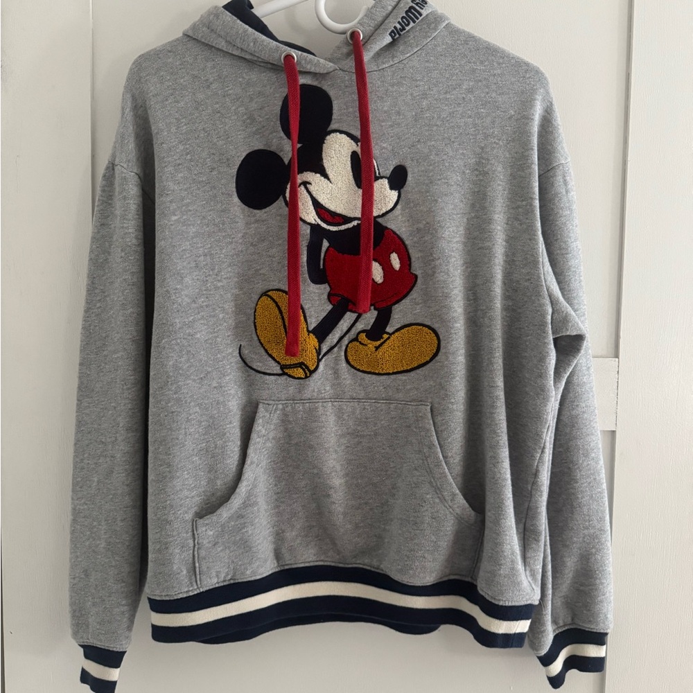 Disney Gray Mickey Mouse Men's Sweater